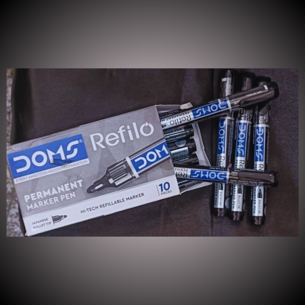 Doms- Permanent Marker (Pack Of 10)