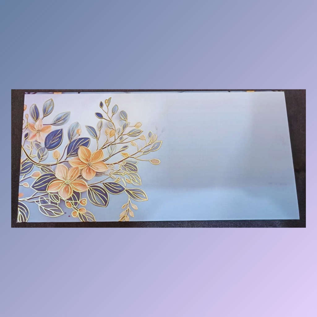 Elegant Floral Money Envelope Set (Set Of 5)