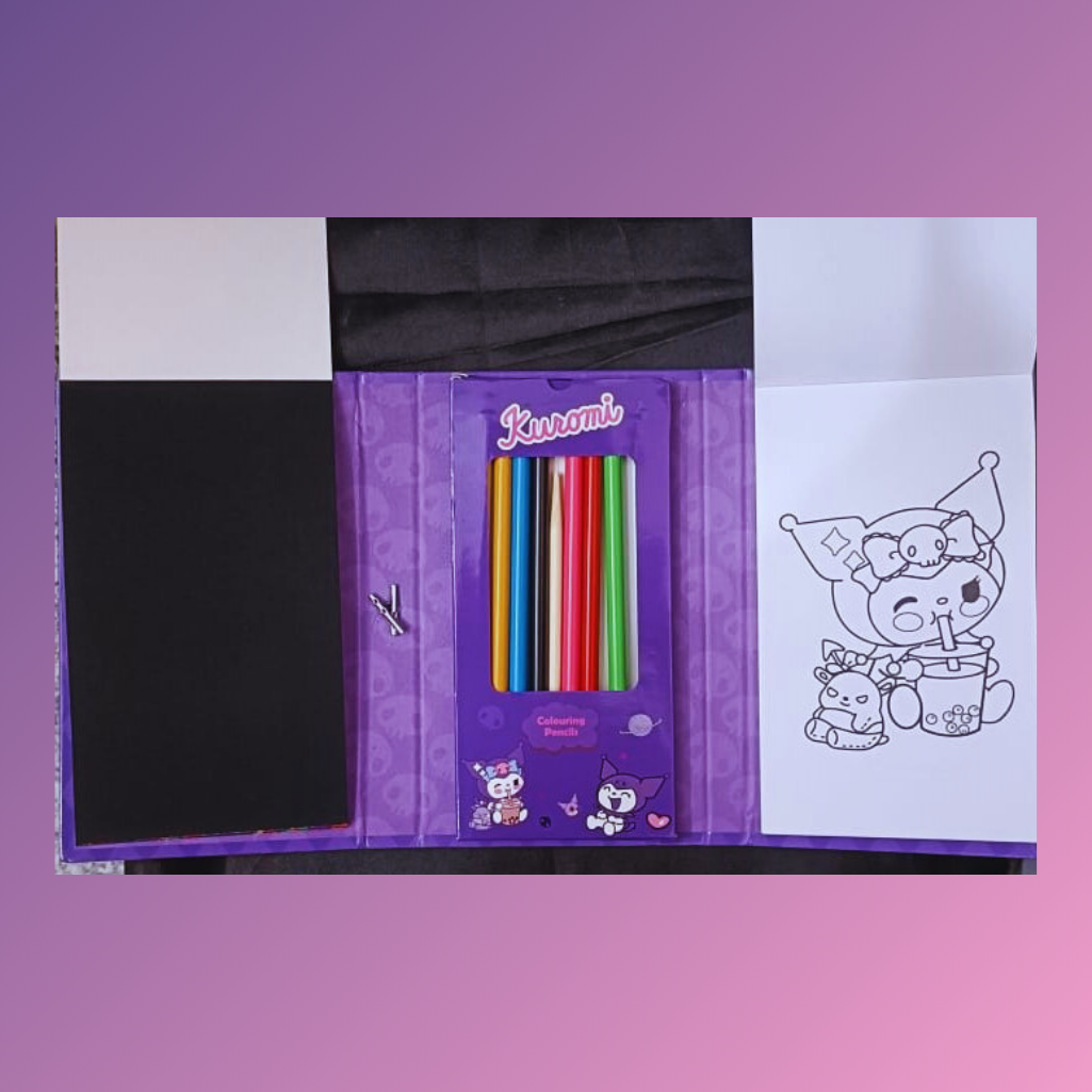 Kuromi - Colouring Book Set
