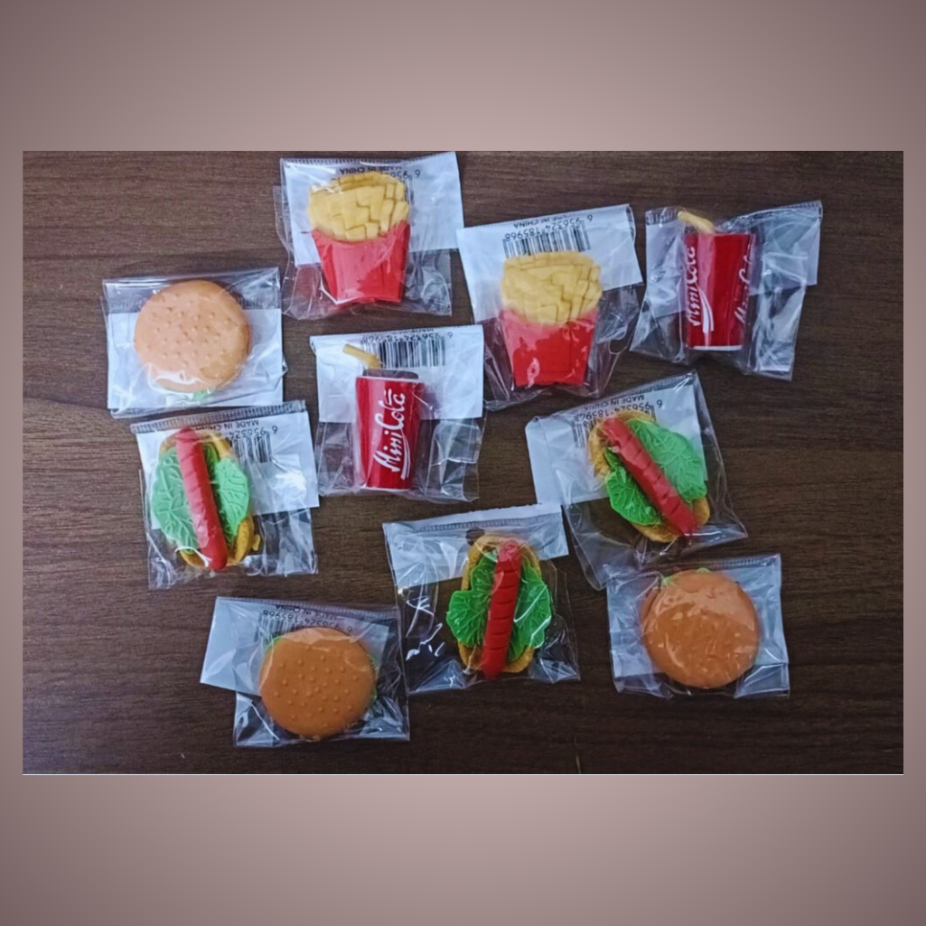 Foodie Fun Eraser (Set Of 10)