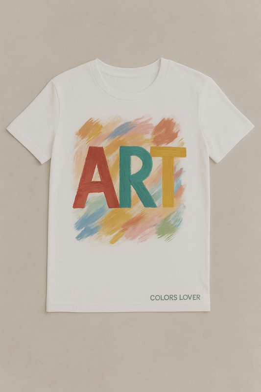 T-shirt with Vibrant ART Design