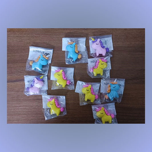Unicorn  Eraser (Set Of 10)