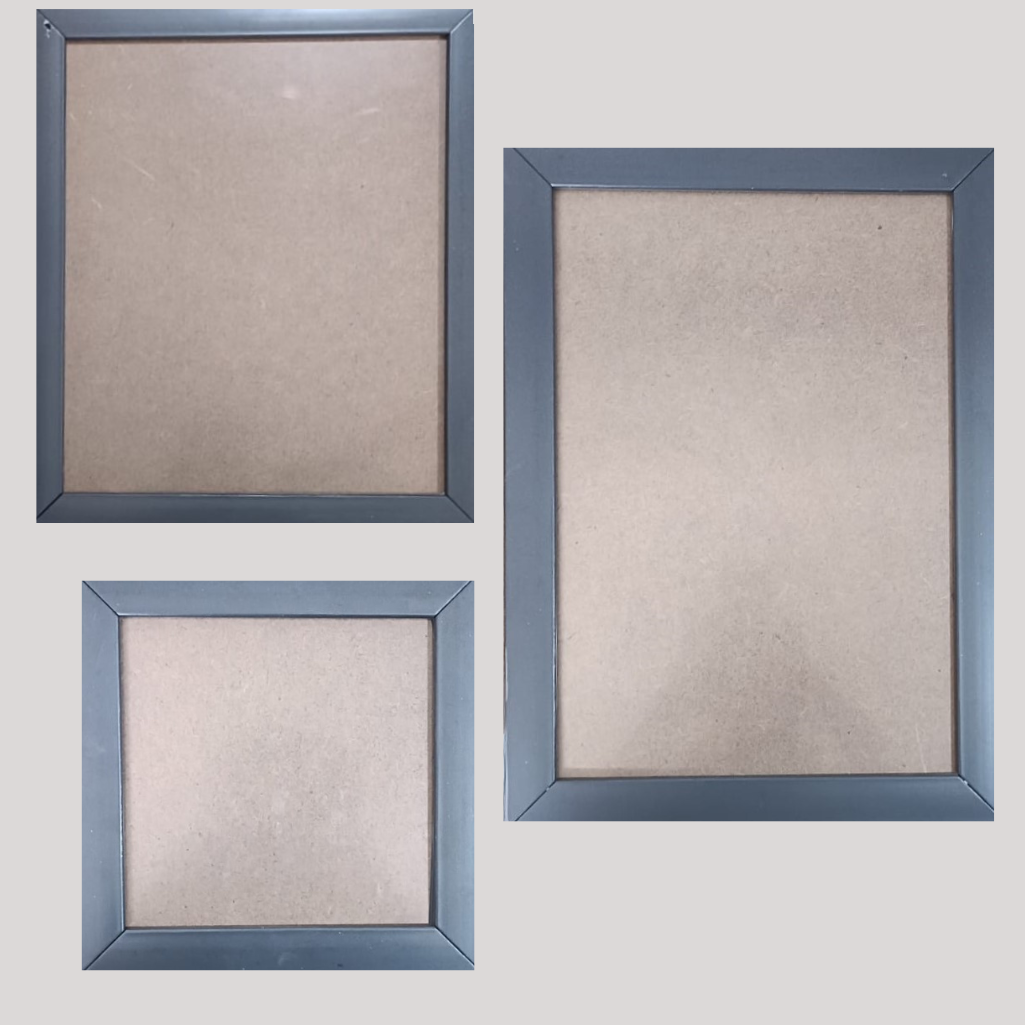 Glass Frame Pack Of 3 (Frame size A4, A5, 12x12 inch)
