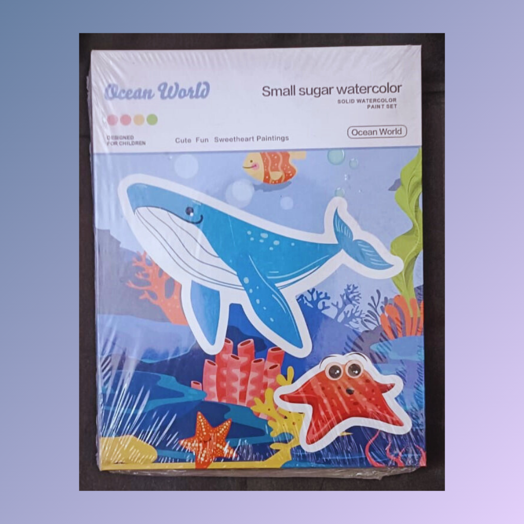 Ocean World - Small Sugar Watercolor