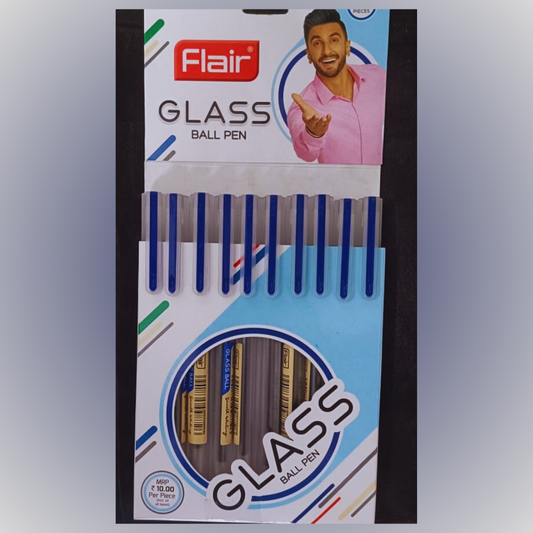 Flair - Blue  Pen (Set Of 10 pic.)