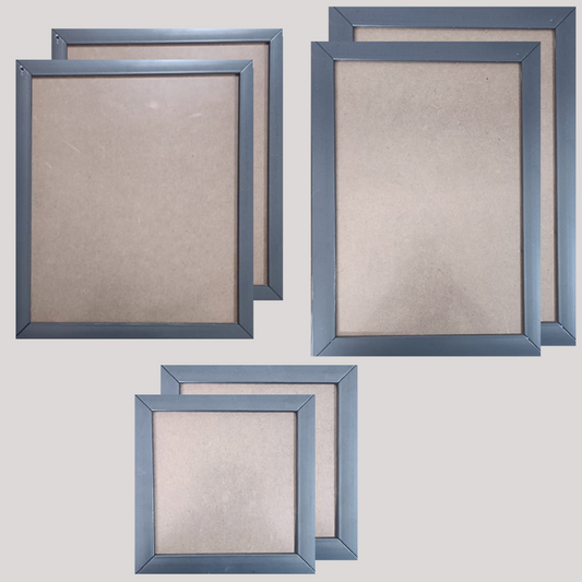 Acrylic Frame  Pack Of 6 (Frame size A4, A5, 12x12 inch)