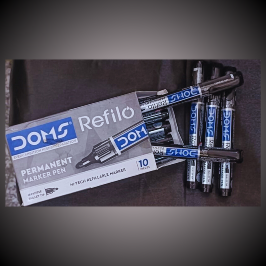 Doms- Permanent Marker (Pack Of 10)