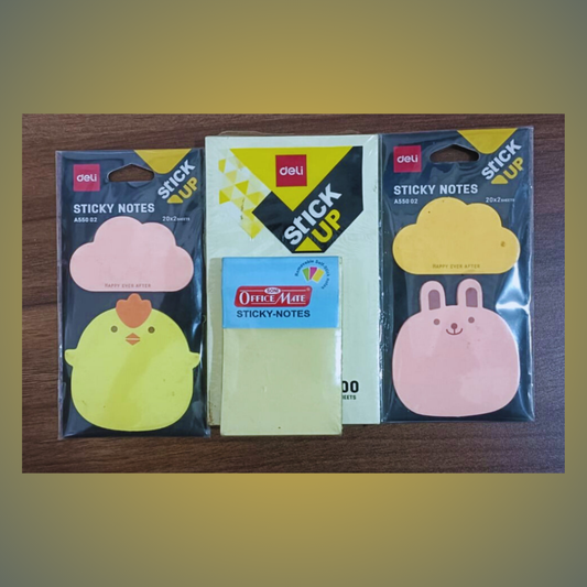 Sticky Notes Combo (Pack of 4)