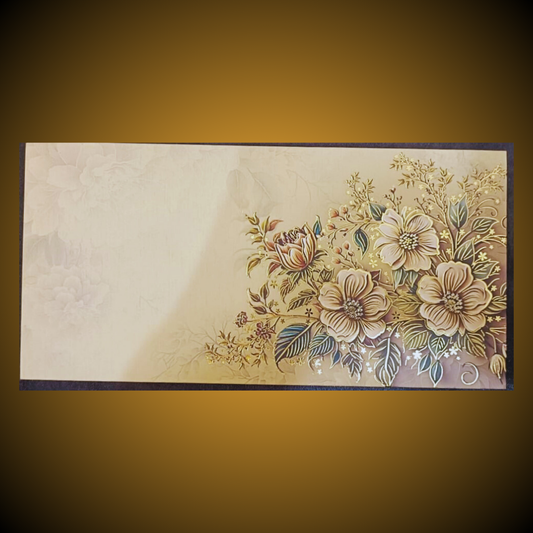 Elegant Floral Money Envelope Set (Set Of 5)