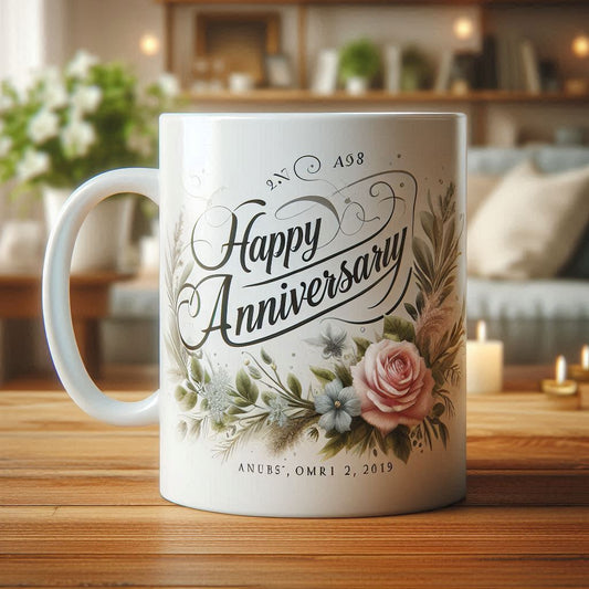 💞 Happy Anniversary – Love Celebration Mug