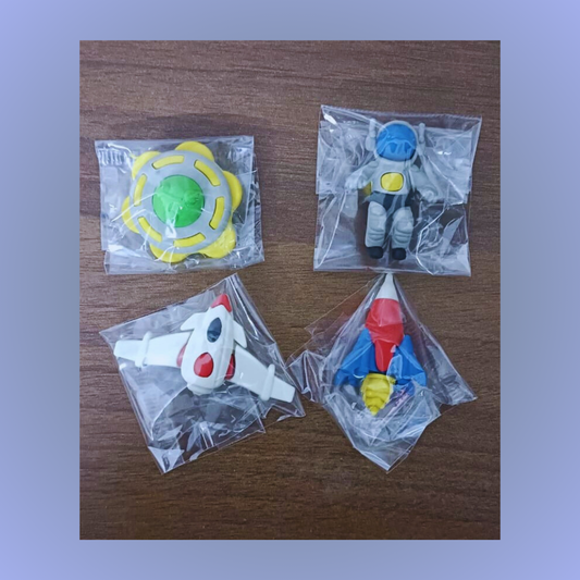 Space-Themed Eraser (Set Of 4)