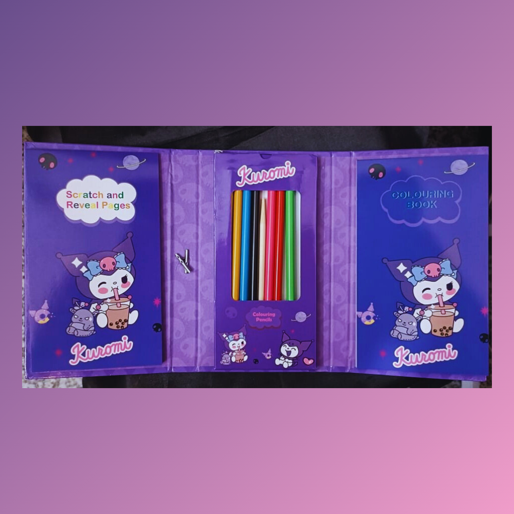 Kuromi - Colouring Book Set