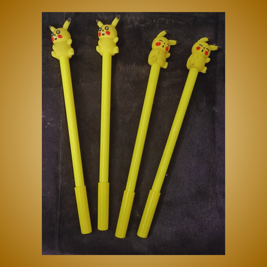 Pikachu  - Blue  Pen (Set Of 4 pic.)