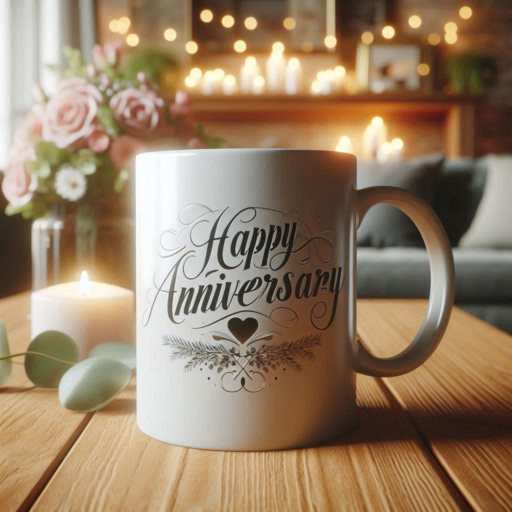 💞 Happy Anniversary – Love Celebration Mug