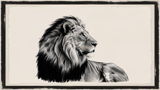 Tiger In Black Frame