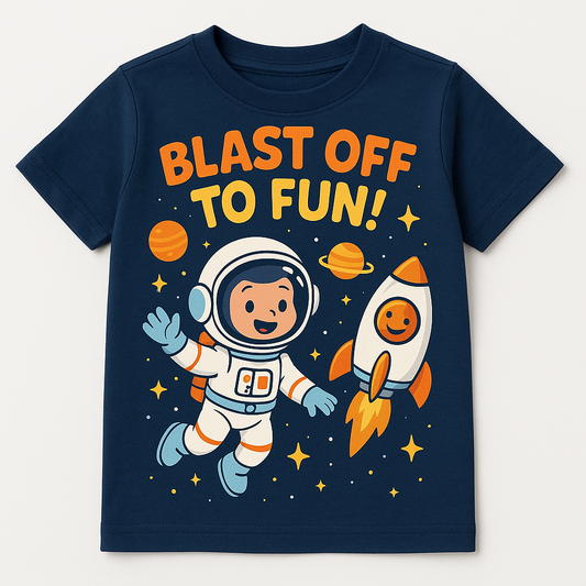 Blast Off Adventure T-shirt kid