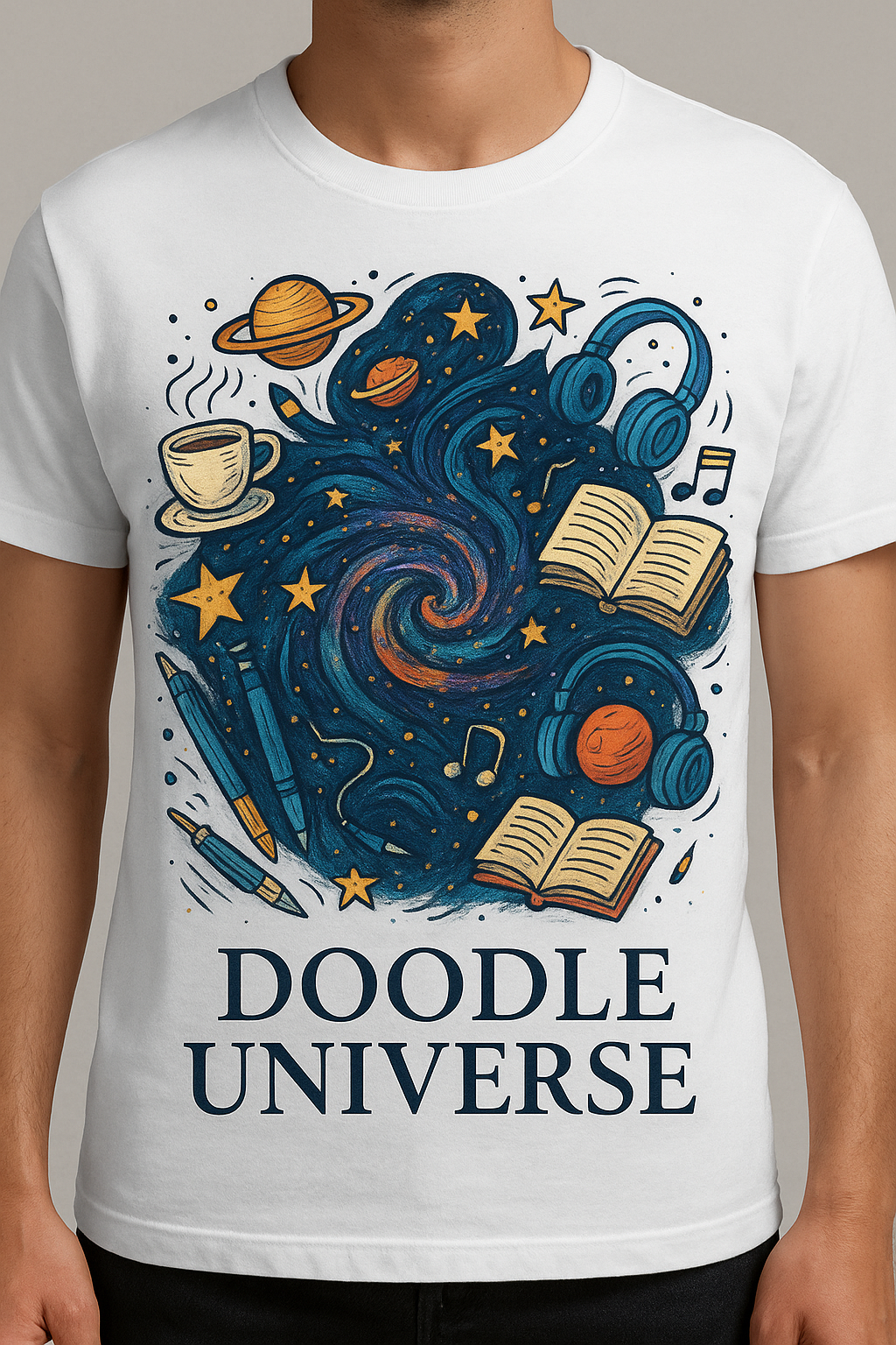 Doodle Universe T-shirt Design