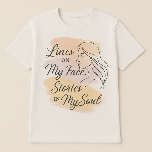 Lines on My face, stories in my soul