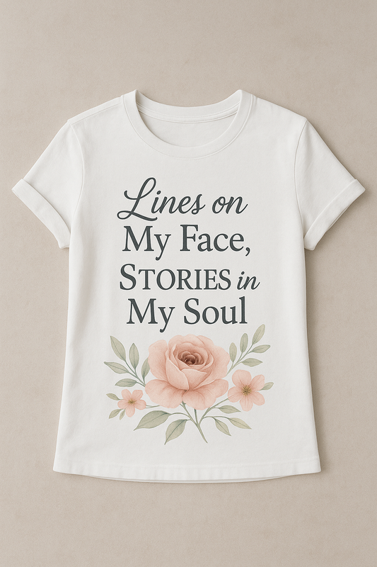 Lines on My face, stories in my soul