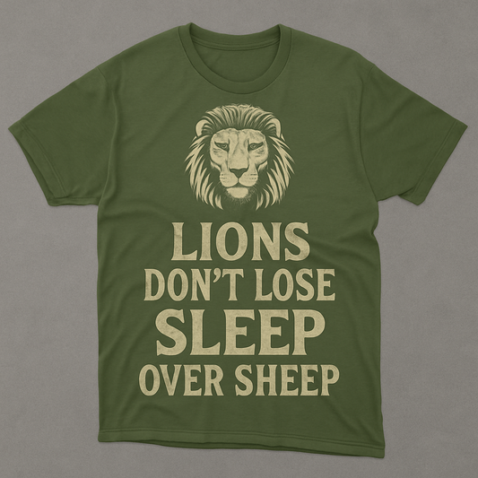 Lions Don't Lose Sleep T-shirt