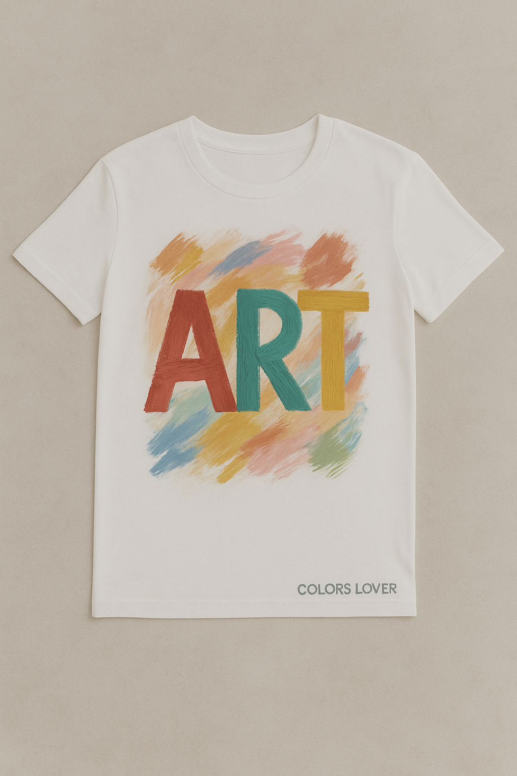 T-shirt with Vibrant ART Design