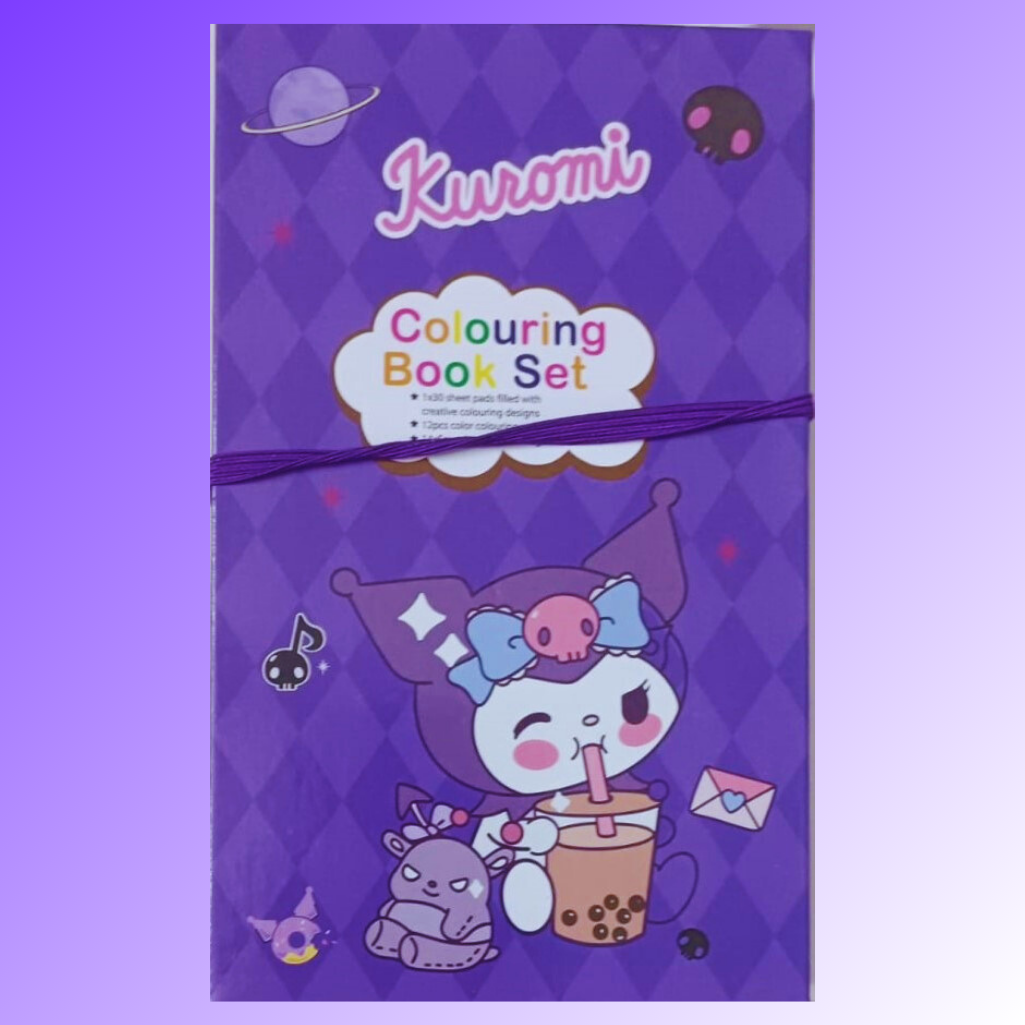 Kuromi - Colouring Book Set