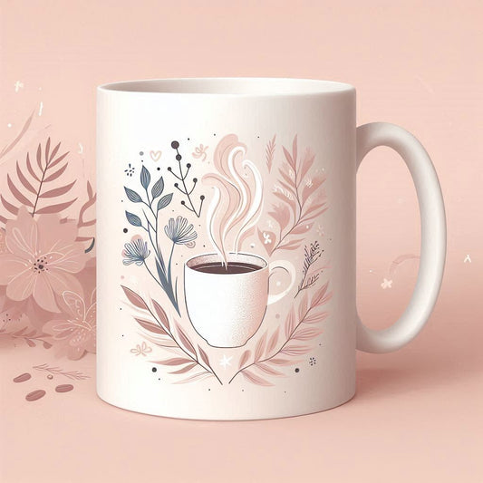 🌸 Blush Brew – Gentle Morning Mug