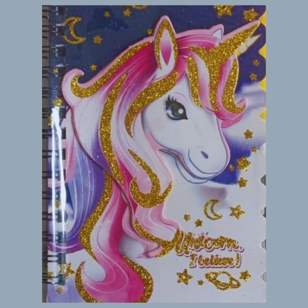 Unicorn- Diary (Set Of 2)